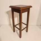 Vintage plantentafel vol eiken pidestal zuil tafeltje, Ophalen of Verzenden, Kolibri vintage, Kolibrivintagehal@gmail.com, Aaldertgeertsstraat 43 Olst