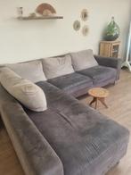 Grote grijze hoekbank, Ophalen, Gebruikt, 75 tot 100 cm, Minder dan 150 cm