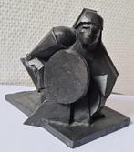 Bronzen beeldje Titan of time, Fen De Villiers, nr 12 van 20, Antiek en Kunst, Kunst | Beelden en Houtsnijwerken, Ophalen of Verzenden