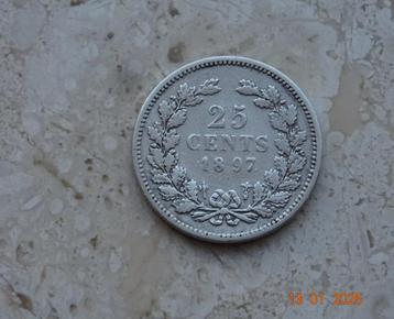25 cent 1897 beschikbaar voor biedingen