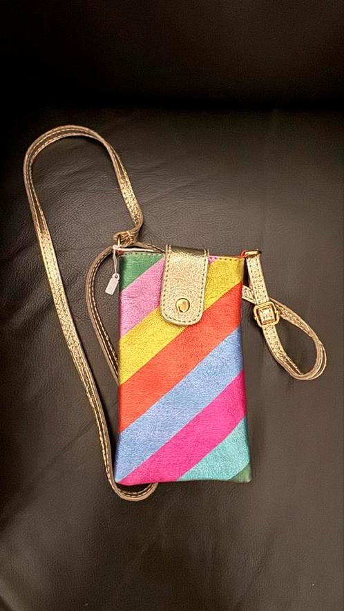 Kleurrijk telefoontasje – nieuw met prijskaartje, Sieraden, Tassen en Uiterlijk, Tassen | Damestassen, Nieuw, Schoudertasje, Ophalen of Verzenden