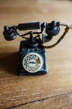 vintage puntenslijper - miniatuur telefoontoestel - koper, Ophalen, Gebruikt
