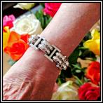 BATUL DOUBLE     Buddha to Buddha armband maat E, Ophalen of Verzenden, Zo goed als nieuw, Zilver, Zilver