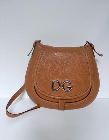 DOLCE & GABBANA Bruin crossbody leer schouder tas bag  beschikbaar voor biedingen