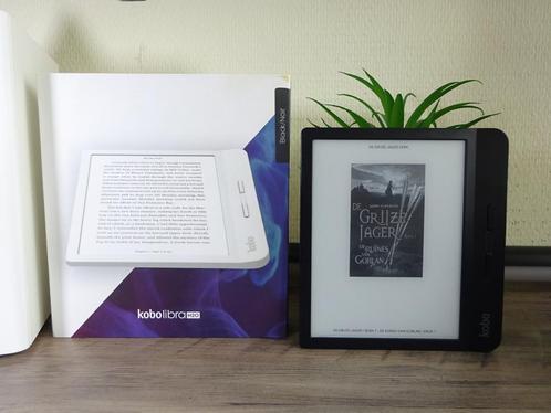 Kobo Libra H2O e-reader, zwart, met doosje en usb kabel, Computers en Software, E-readers, Gebruikt, 7 inch, 8 GB, Touchscreen