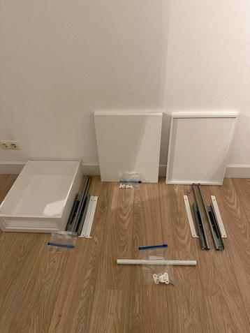 IKEA Pax 50cm lade, diepte 58, planken, roede, uittrekplank beschikbaar voor biedingen