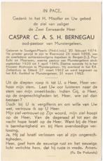 pastoor Caspar Bernegau 1874 Swolgen-Meerlo + 1962 Sittard, Verzenden