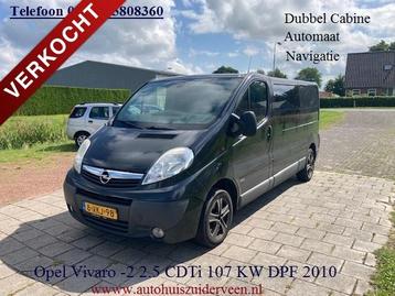 Opel Vivaro 2.5 CDTI 107KW DPF E4 2.9T Dubb Cabine beschikbaar voor biedingen
