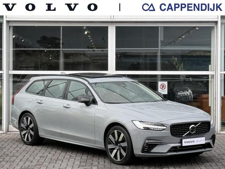 Volvo V90 T8 Recharge 455PK Ultra Dark| Panodak| 360Camera|, Auto's, Volvo, Bedrijf, V90, ABS, Achteruitrijcamera, Adaptieve lichten