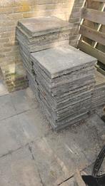 Tuintegels 50x50 cm – 38 stuks – Grijs, Ophalen, Gebruikt, 5 tot 10 m², Beton