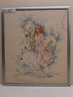 BORDUURWERK, Borduurwerk 38,5 X 44,5, Hobby en Vrije tijd, Borduren en Borduurmachines, Ophalen, Gebruikt, Handborduren, Overige typen