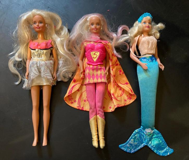 Vintage Sindy Hasbro talk with me pop superwoman zeemeermin, Verzamelen, Poppen, Gebruikt, Fashion Doll, Ophalen of Verzenden