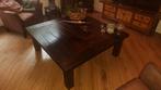 Mooie massief houten salon tafel, Ophalen, 100 tot 150 cm, 50 tot 100 cm, Zo goed als nieuw