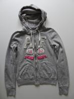Abercrombie & Fitch vest trui hoodie grijs roze wit 38 M, Grijs, Maat 38/40 (M), Ophalen of Verzenden