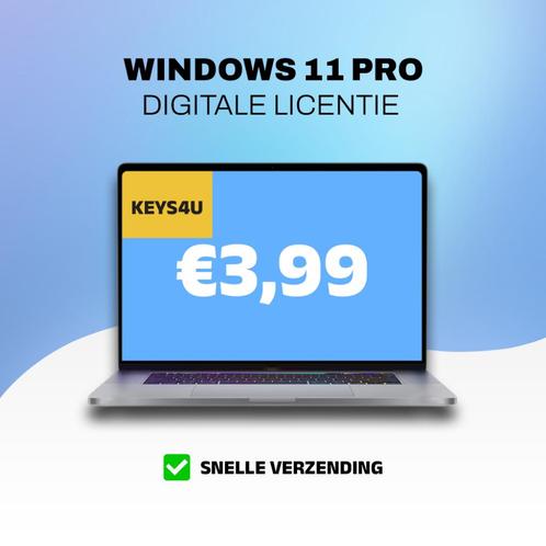 Windows 11 Pro Key Licentie Code - Direct Geleverd, Computers en Software, Besturingssoftware, Nieuw, Windows, Verzenden