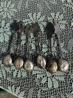 Verzilverde Kerstlepels met Noel Inscriptie, Antiek en Kunst, Antiek | Bestek, Verzenden