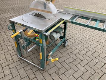 gjerde zaagtafel bouwzaag 1603 met rollenbaan  beschikbaar voor biedingen