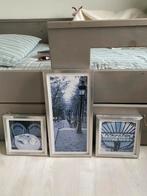 Frankrijk schilderijen, Ophalen of Verzenden, Zo goed als nieuw, Hout, Minder dan 50 cm