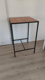 Statafel (110cm) staalframe, Ophalen, Gebruikt