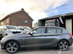 BMW 1-serie 118i 136pk 6-bak Cent Sportline 5drs - schuifdak, Auto diversen, Schadeauto's, Handgeschakeld, Zilver of Grijs, Benzine