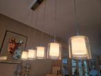 Hanglamp, Huis en Inrichting, Lampen | Hanglampen, Ophalen, Zo goed als nieuw, Glas, 50 tot 75 cm