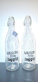 Herman den Blijker Glazen Flessen - Set van 2, Huis en Inrichting, Keuken | Keukenbenodigdheden, Ophalen of Verzenden, Zo goed als nieuw