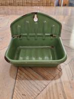 Groen Emaille zeepbakje, Antiek en Kunst, Ophalen of Verzenden