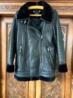 Zwarte leren jas, zwart mt M van Be Edgy, model pilotenjas, Kleding | Dames, Maat 38/40 (M), Zwart, Be Edgy, Ophalen of Verzenden