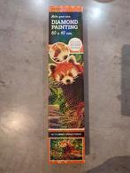Diamond Painting Rode Panda 60x40 cm, Ophalen of Verzenden, Zo goed als nieuw, Knutselwerk