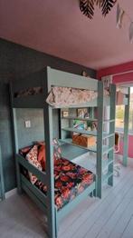 Vipack hoogslaper met buro en logeerbed/stoel, Ophalen, Eenpersoons, Zo goed als nieuw, 90 cm