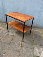 Bijzet- trolley serveer kar ‘60 Pastoe vintage opknap design, Ophalen, Zo goed als nieuw, Rechthoekig, Hout
