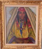 J.M.Luttge '' berbervrouw uit Marokko"  1936, Ophalen of Verzenden