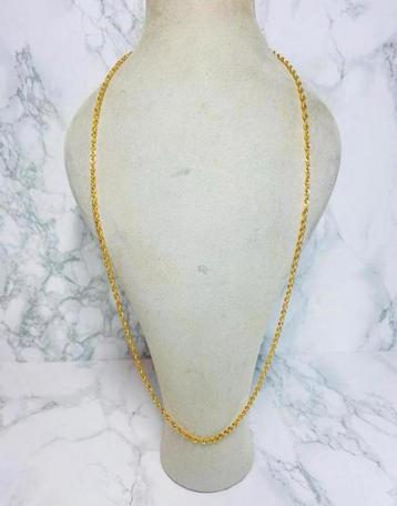 Gouden ketting - rope chain - 14 karaat beschikbaar voor biedingen