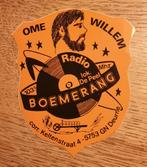 Sticker zender piraat Radio Boemerang, Ome Willem,  DEURNE, Ophalen of Verzenden, Zo goed als nieuw, Film, Tv of Omroep