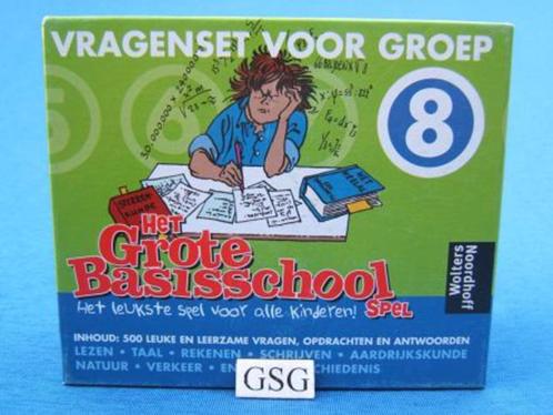 Het grote basisschoolspel groep 8 nr. 60113-01 (Nieuw), Hobby en Vrije tijd, Gezelschapsspellen | Bordspellen, Nieuw, Ophalen