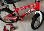 Als nieuw! Volare Kinderfiets Disney Cars - 16 inch + bidon, Ophalen, Volare, 16 inch, Handrem