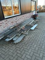 Gebruikt hardhout diverse lengtes en maten, Ophalen
