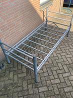 1 persoons bed 90x200, Ophalen, 90 cm, Eenpersoons, Wit