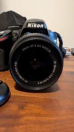 Reflex D3200 - Zwart + Nikon AF-S DX Nikkor 18-55mm + Tasje, Spiegelreflex, Ophalen of Verzenden, Zo goed als nieuw, Nikon