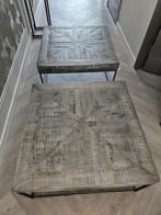 2 salontafels 80x80 cm, Ophalen, Gebruikt, 50 tot 100 cm, Vierkant