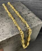 14 karaats gouden monte Carlo schakelketting, 65 cm, 8.1 mm
