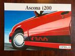 Opel Ascona i200 autofolder/brochure, Opel, Ophalen of Verzenden, Opel, Zo goed als nieuw