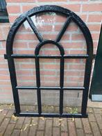 Een zeer mooi gerestaureerd oud gietijzeren stalraam met gla, Gevelraam of Ruit, Minder dan 80 cm, Minder dan 80 cm, Ophalen of Verzenden