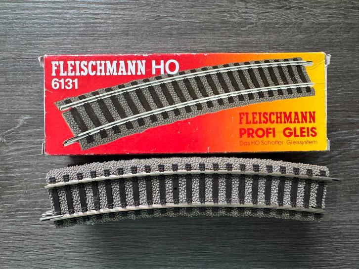 Fleschmann Profi rails, 6131 (10 stuksin OVP), Hobby en Vrije tijd, Modeltreinen | H0, Gebruikt, Rails, Gelijkstroom, Fleischmann