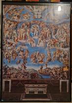 Michelangelo - Het Laatste Oordeel - Poster met lijst, Ophalen