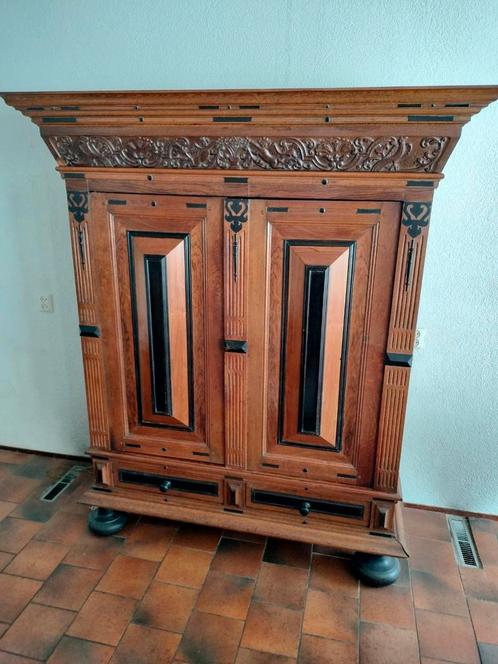 Antieke eiken wand/servies kast, Huis en Inrichting, Kasten | Wandmeubels, Ophalen