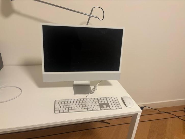Te koop: Silver iMac 24”, M1 processor, 256 GB drive., Computers en Software, Apple Desktops, Zo goed als nieuw, iMac, SSD, Onbekend