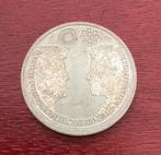 Nederland 10 Euro 2002 Huwelijksmunt, Koningin Beatrix, Zilver, Euro's, Ophalen of Verzenden