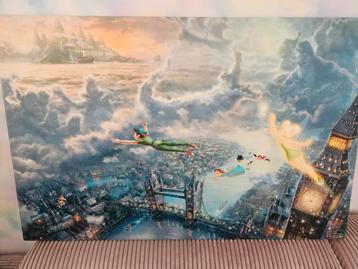 Peterpan- fly to Neverland. Thomas Kinkade beschikbaar voor biedingen