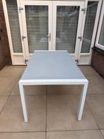 Aluminium tuintafel 160x90 cm - 6-8 personen, Tuin en Terras, Tuintafels, Ophalen, Zo goed als nieuw, Rechthoekig, Aluminium